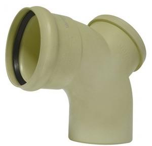 Ashirvad Pushfit SWR Silent Plus Door Bend/Door Elbow 8 Inch, 2285107